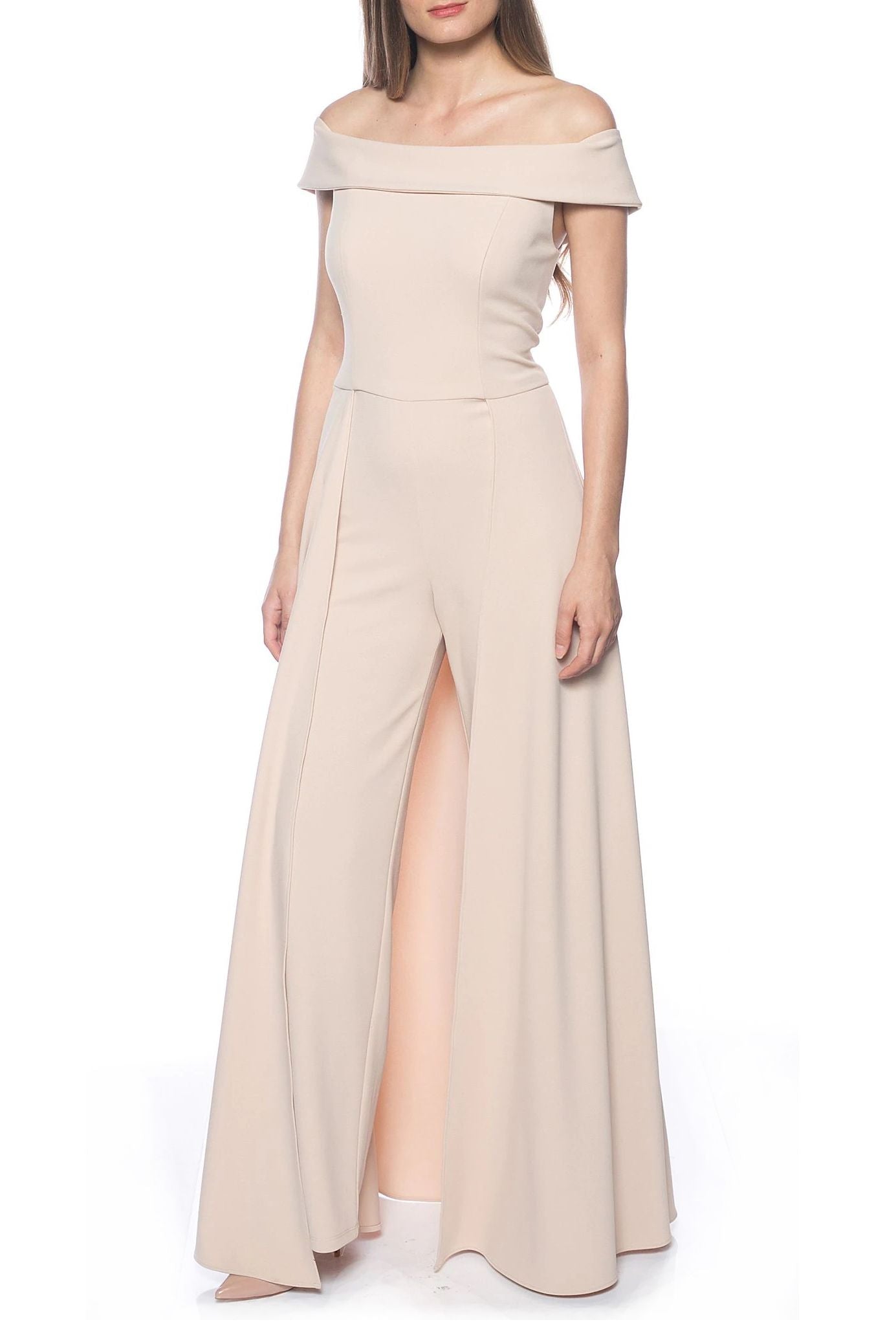 Marina Off Shoulder Walk Through Jumpsuit