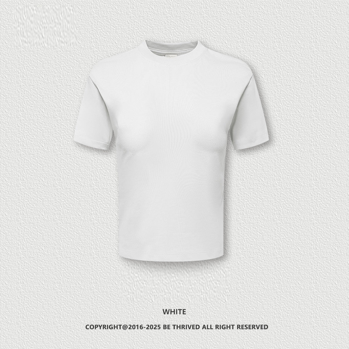 Long-staple Cotton Round Neck Casual Sports Short Sleeve Shoulder