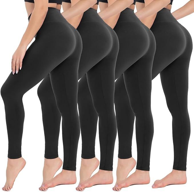 Gym 4-piece Yoga Pants  Without Pockets