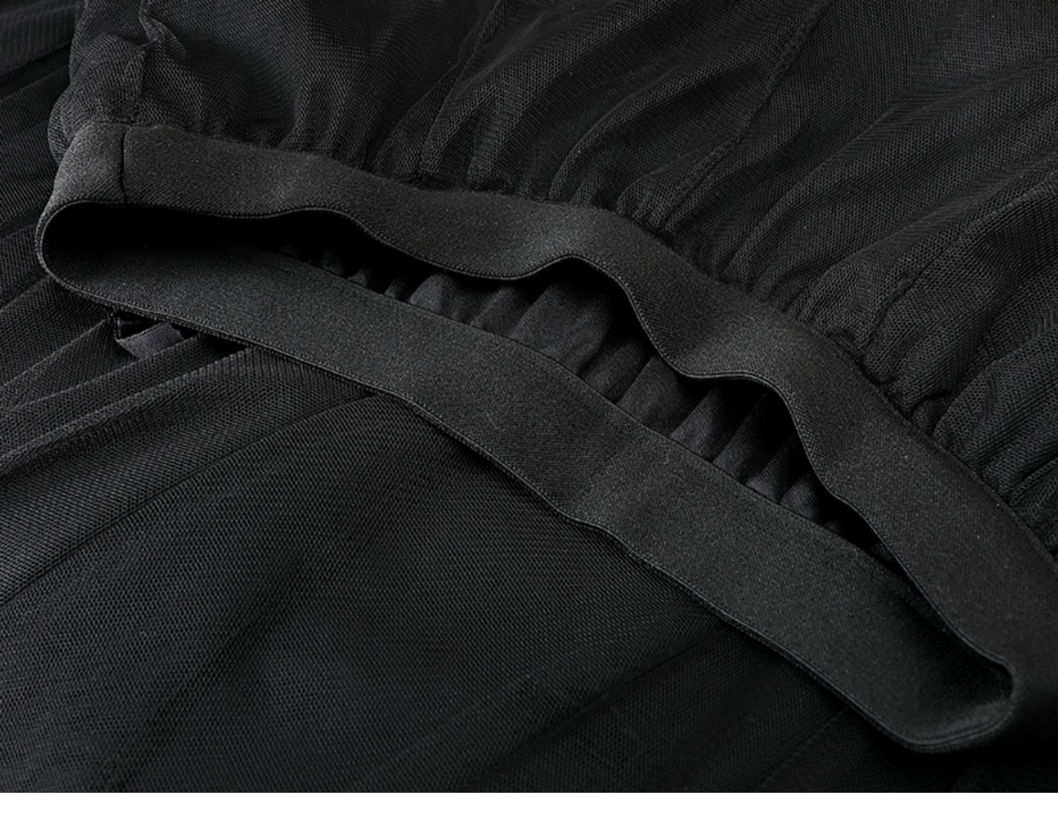 Women's Bow Mesh Skirt Mid-length