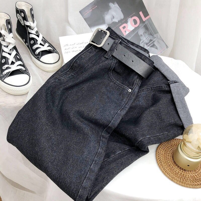 Versatile Straight Loose Wide Leg Jeans For Women