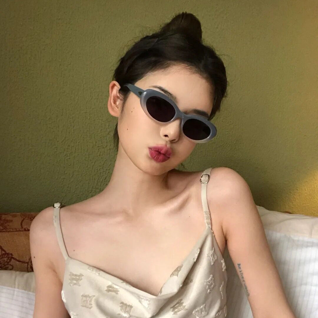 Vintage Small Round Frame High-grade Simple Fashion Sunglasses