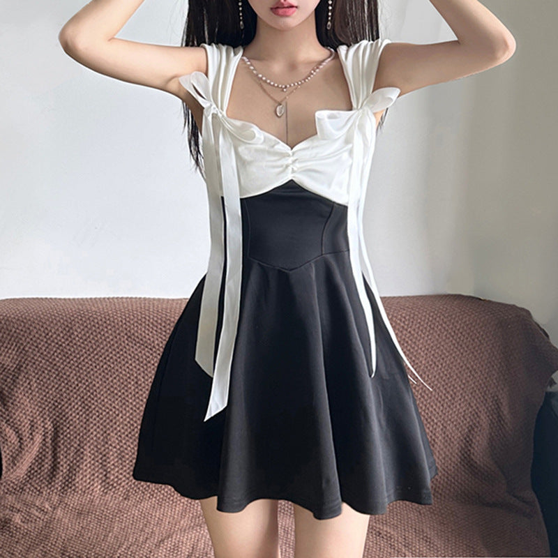 Women's Bow Tie Waist-controlled Dress