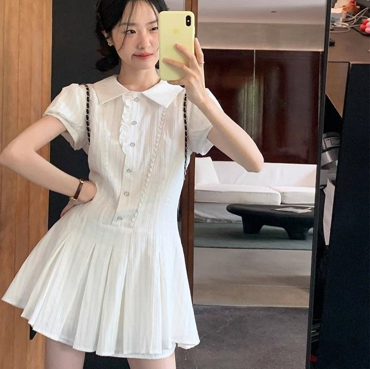 College Style Blouse Dress Women