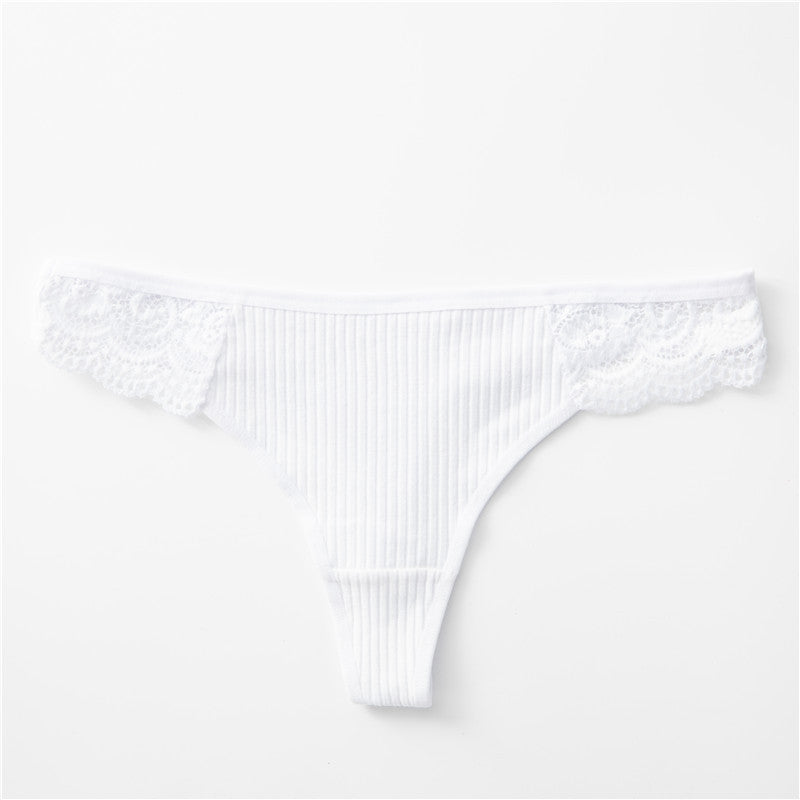 Underwear Low Waist Full Cotton Women's Lace