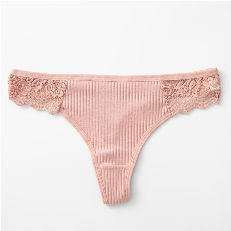 Underwear Low Waist Full Cotton Women's Lace