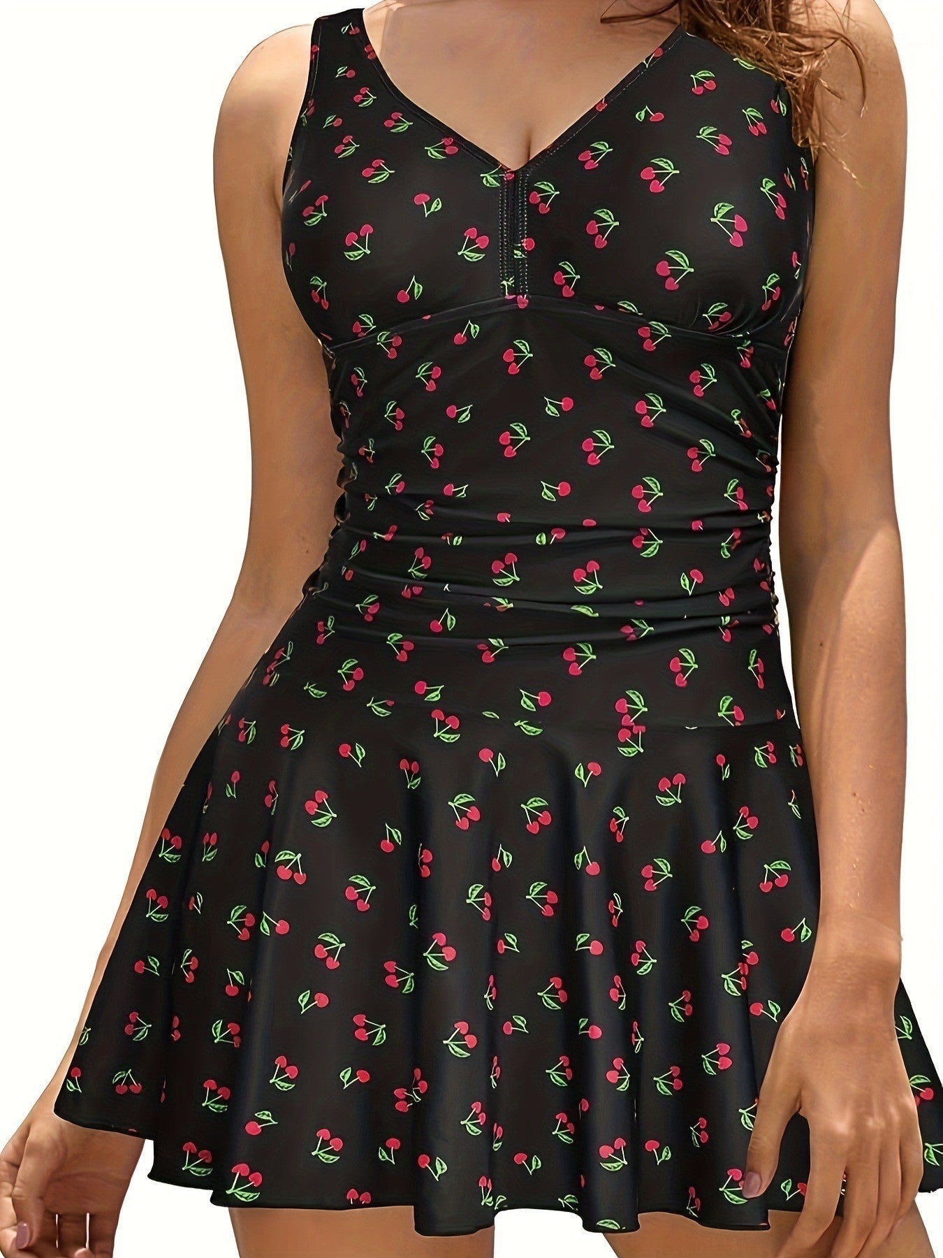 One-piece High Waist Slimming New Plus Size Swimsuit For Women