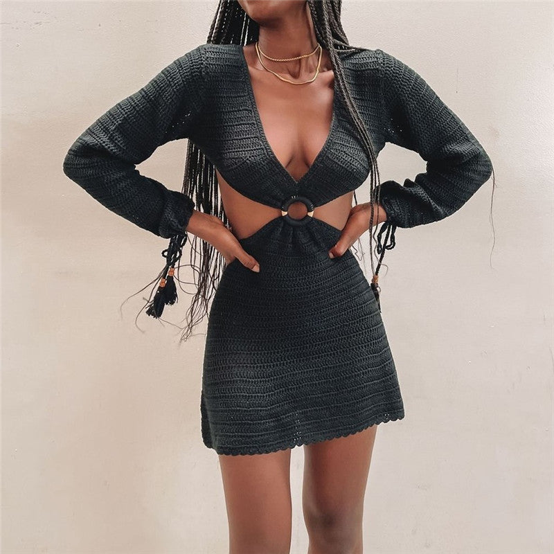 Dresses For Women Lace Solid Cotton