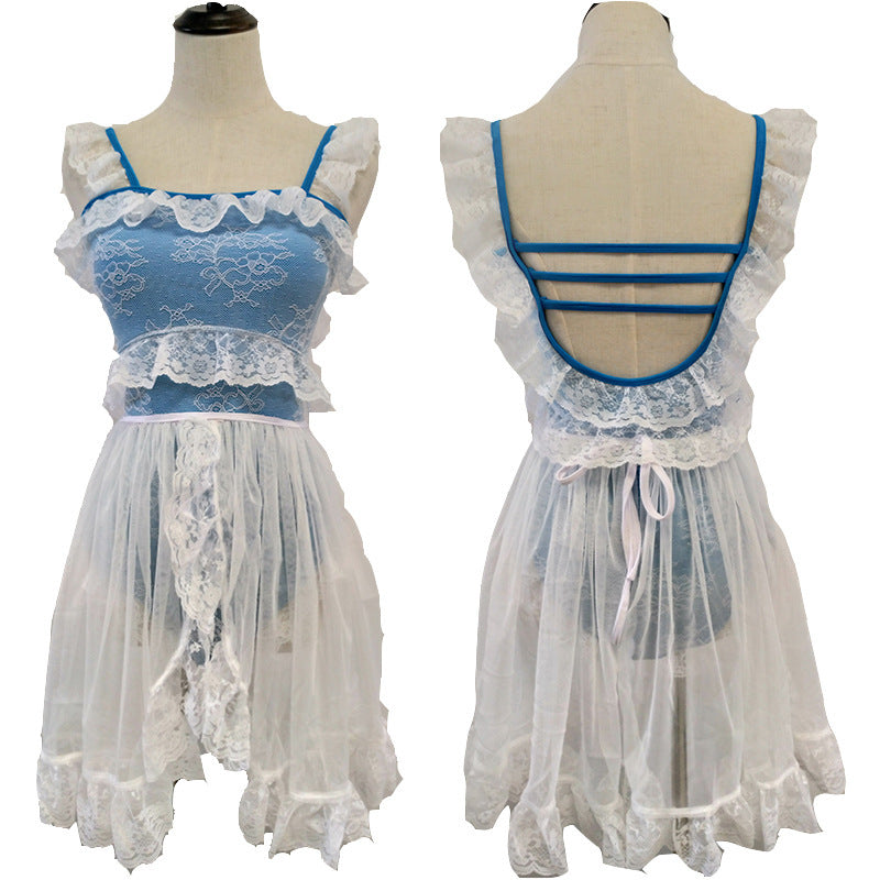 Lace Sexy Slim One-piece Swimsuit