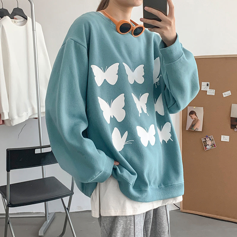Harajuku Style Plus Plus Size Sweater Women