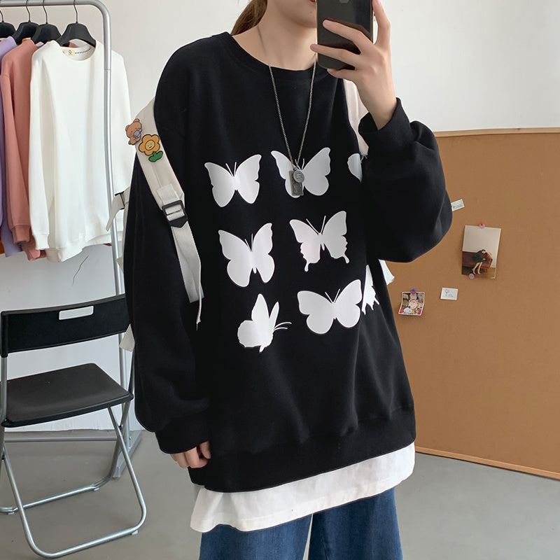 Harajuku Style Plus Plus Size Sweater Women
