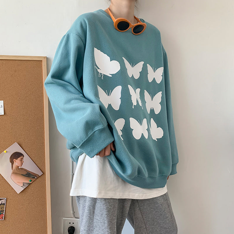 Harajuku Style Plus Plus Size Sweater Women