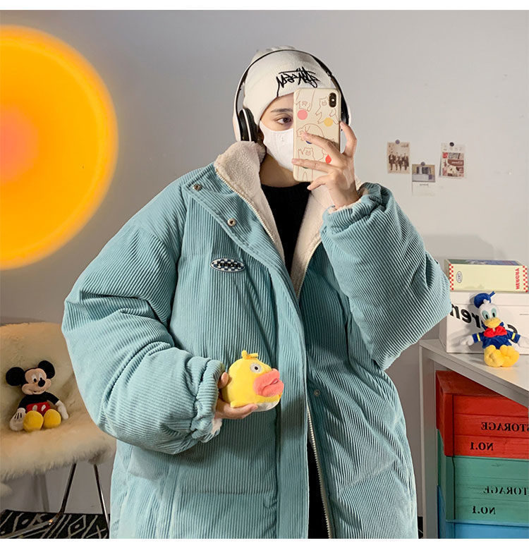 Winter Plus Ultra-thin Student Double-sided Coat Lambswool Clothes For Women