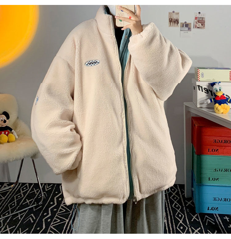 Winter Plus Ultra-thin Student Double-sided Coat Lambswool Clothes For Women