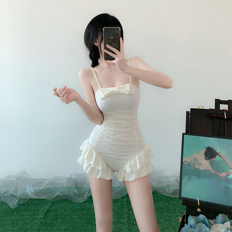 High-grade Slim Covering One-piece Women