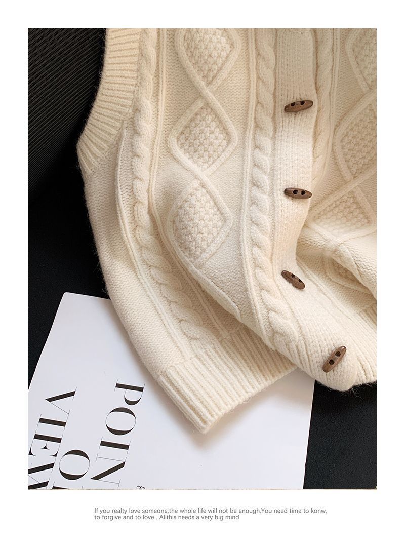 Vintage Twist Knitted Waistcoat