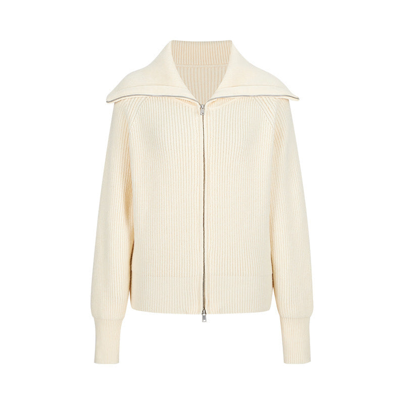 Thick Design Idle Style Sweater Coat