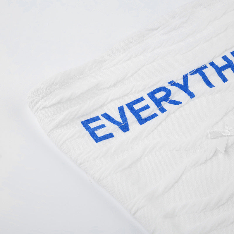 Women's Hot Girl Backless Slim Fit Printed Bow Vest