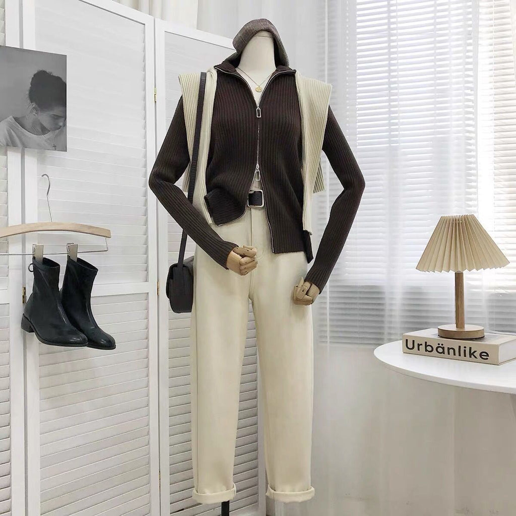 Versatile Straight Loose Wide Leg Jeans For Women