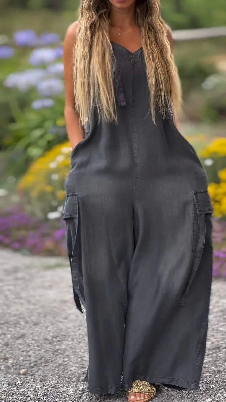 Jumpsuit Loose Comfortable Casual Pants