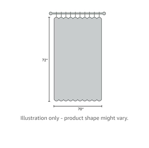 Fabric Shower Curtains with 12 Hooks for Bathroom Metallic Polka Dot Curtains Waterproof Shower Curtains with Grommet for Washable Shower Curtain Sets