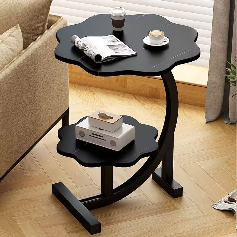 Small Creative Double Layer Round Table