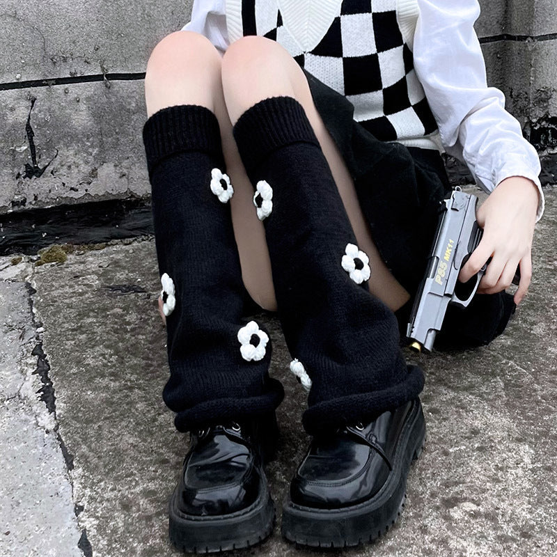 Y2kFlowers Girls Medium Leg Socks