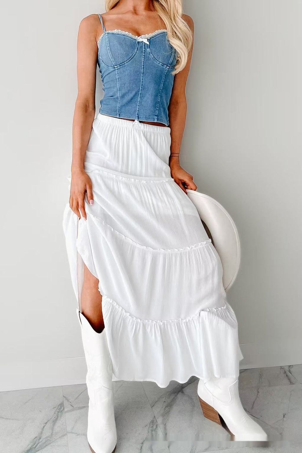 Stitching Casual Women's Clothing Cake Dress