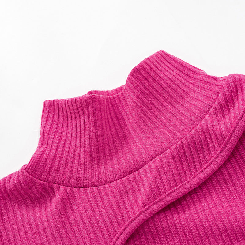 Sunken Stripe Top - Hot Girl Skirt Long Sleeve Set