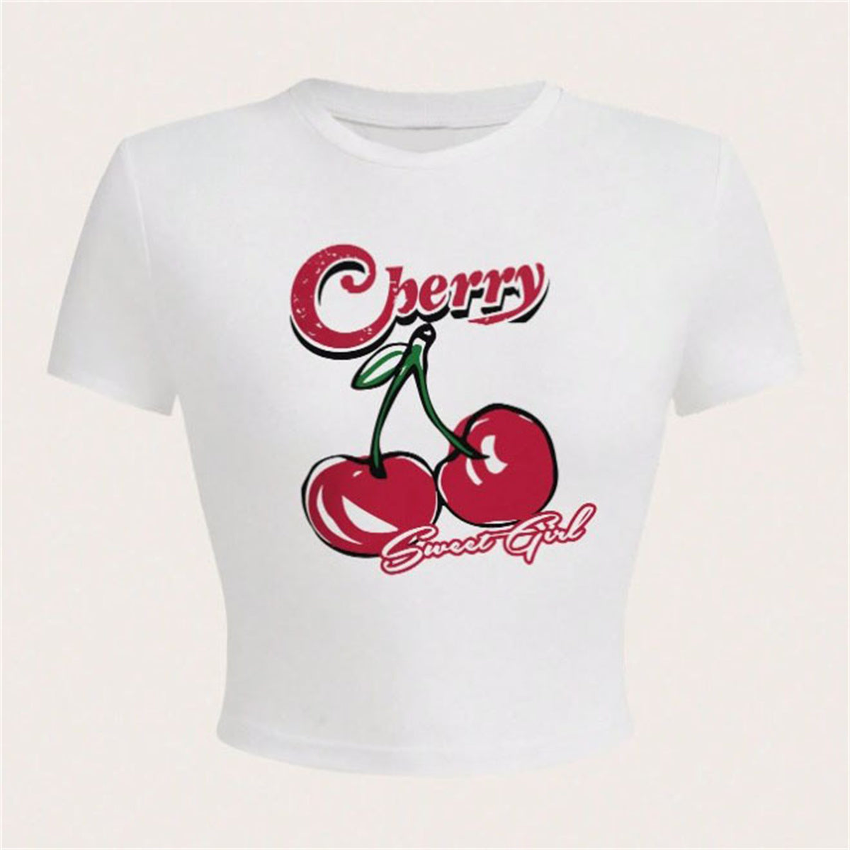 Tight Letter Print T-shirt For Women