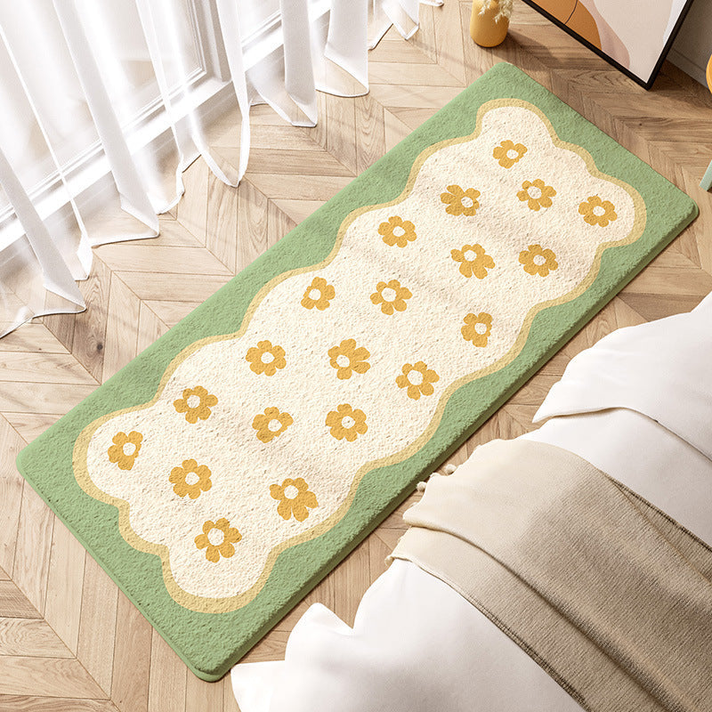 Strip Flower Petal Rug