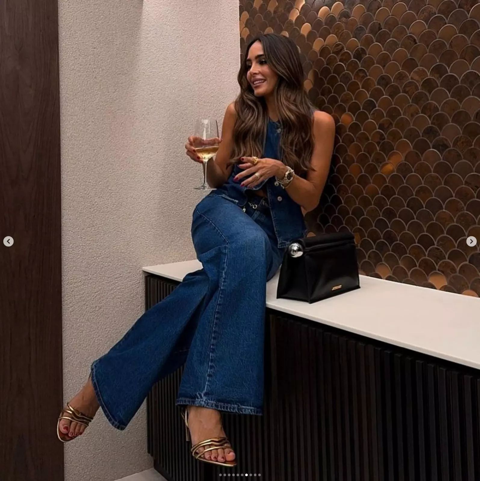 Women's Sleeveless Vest Fashion Wide-leg Suit