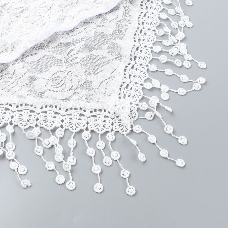 Lace Tube Top Tassel Vest Slim Fit Versatile Top