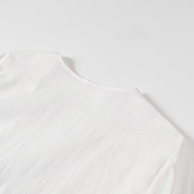 Women's French Style All-matching Casual Lace Up Top