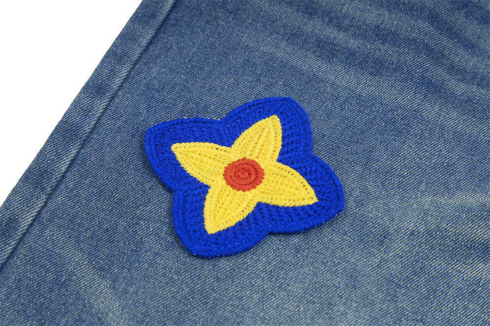 Washed Loose Wide-leg Jeans For Women