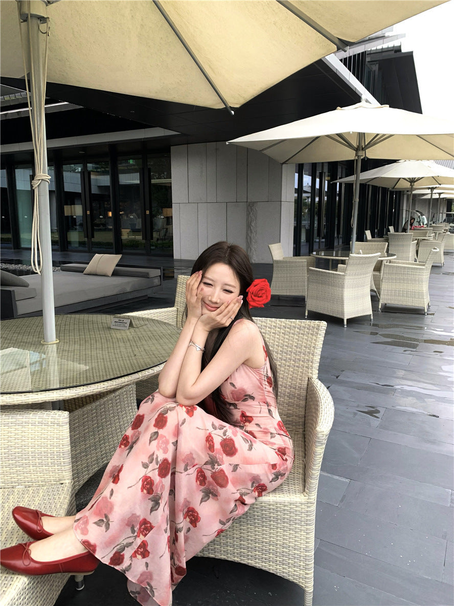 Ladies V-neck Slim Fit Style Dress