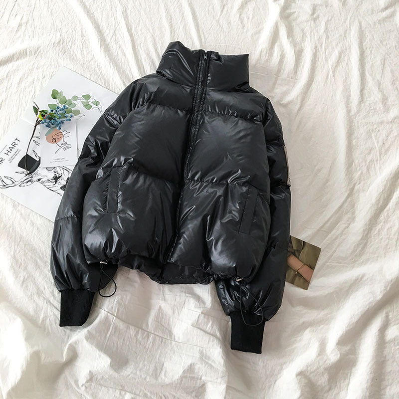 Loose Stand-up Collar Thick Padded Clothes Women