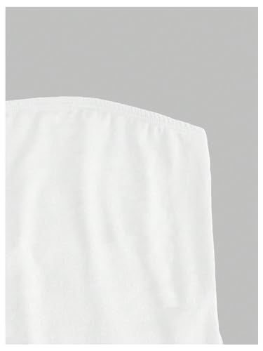 Women's Strapless Y2k Graphic Tube Crop Top Sleeveless Summer Bandeau Tops