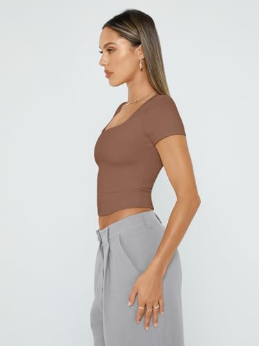 Women Double Lined Crop Tops