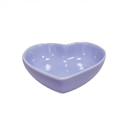 Colors Heart Shaped Porcelain Soy Sauce Dish Ceramic Dip Dipping Bowls