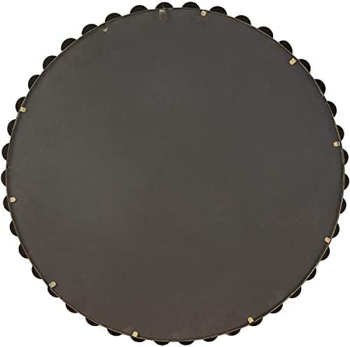 Metal Spherical Frame Round Mirror 36" Diameter