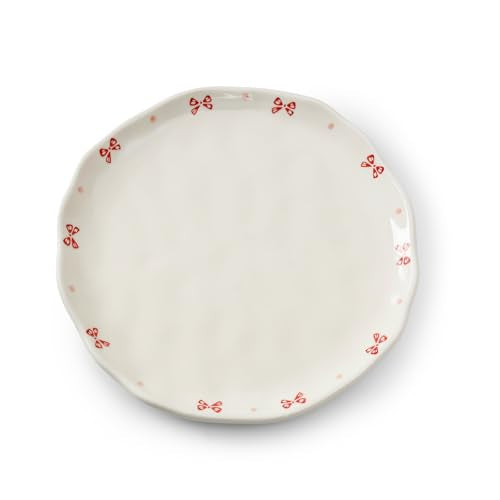 Ceramic Dinner Plates, 8" Modern Rustic Appetizer Plate