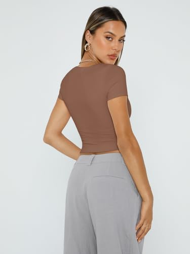 Women Double Lined Crop Tops