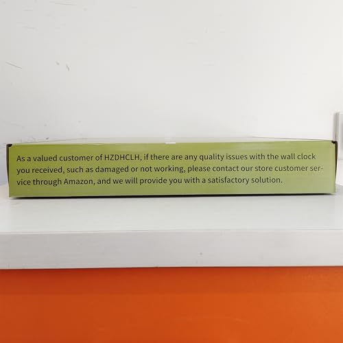 Wall Clocks Battery Operated - 12 inch Silent Non Ticking Modern