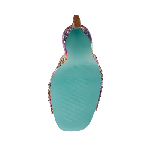 Rhinestone Betsey Johnson Women's Mina Heeled Sandal