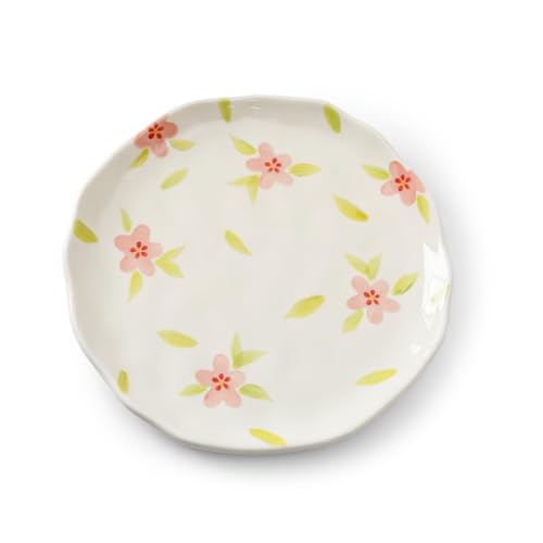 Ceramic Dinner Plates, 8" Modern Rustic Appetizer Plate