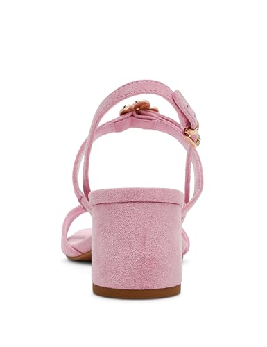 Women's Floral Buckle Heeled Sandal