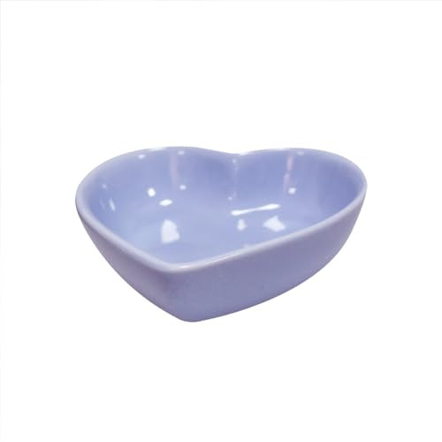 Colors Heart Shaped Porcelain Soy Sauce Dish Ceramic Dip Dipping Bowls