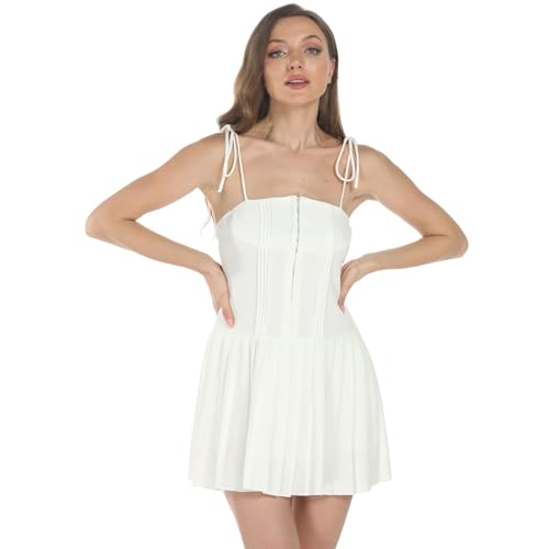 Women's French Sexy Slim Dress Backless Strappy Halter Dress