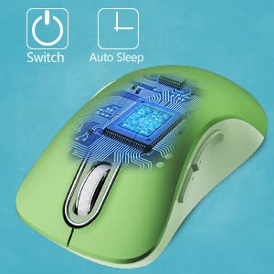 Portable Computer Wireless Mouse for Laptop, PC, Desktop, MacBook, 5 Buttons